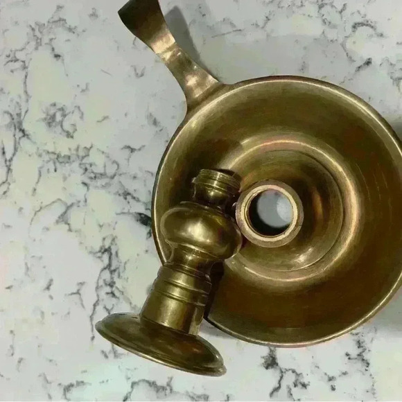 Brass candle holder - Picture 3 of 4